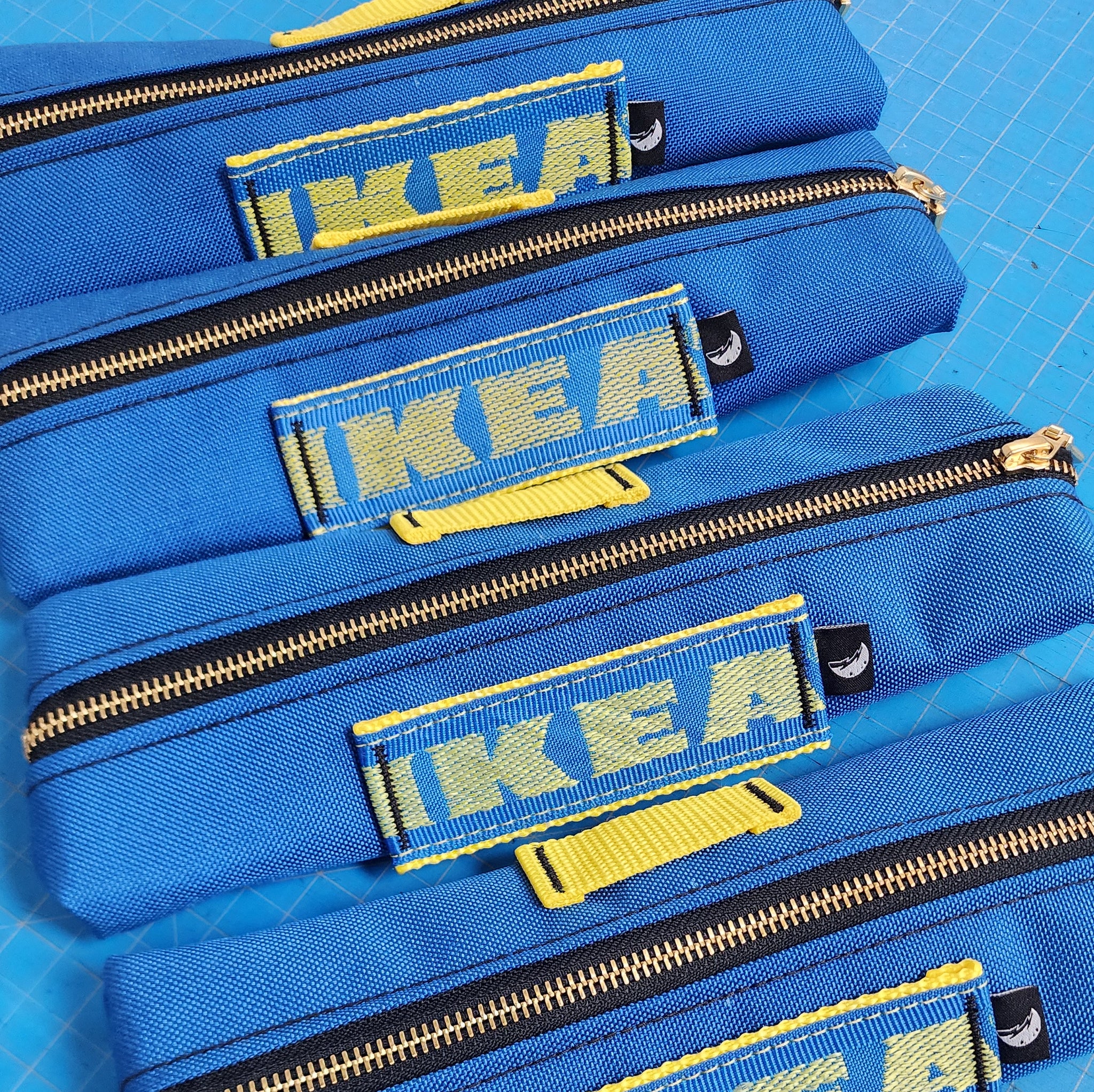 UNDER THE WEATHER バッグ 青×黄 UNDER THE WEATHER バッグ 青×黄 UNDER THE WEATHER バッグ 青×黄